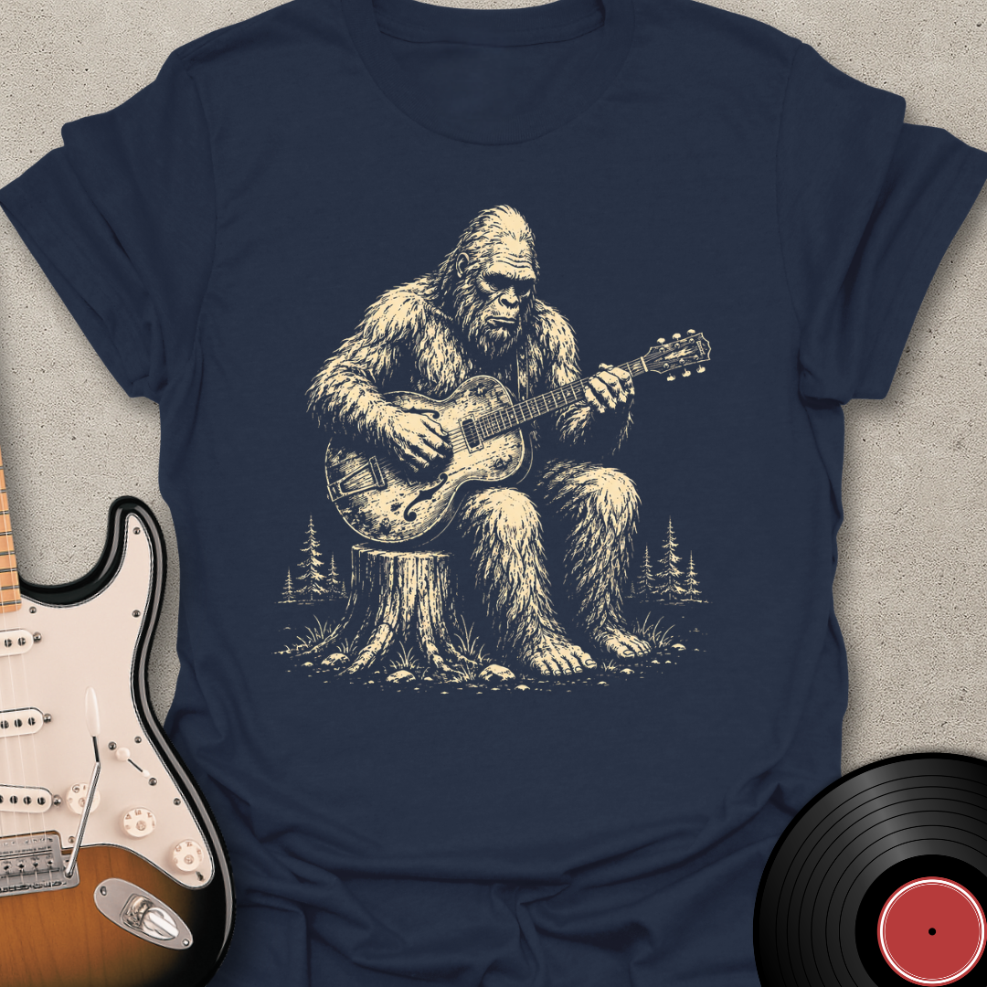 Bigfoot Guitar T-Shirt