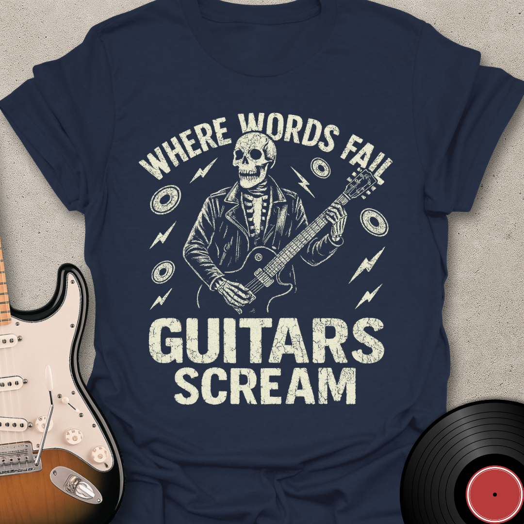 Guitars Scream T-Shirt