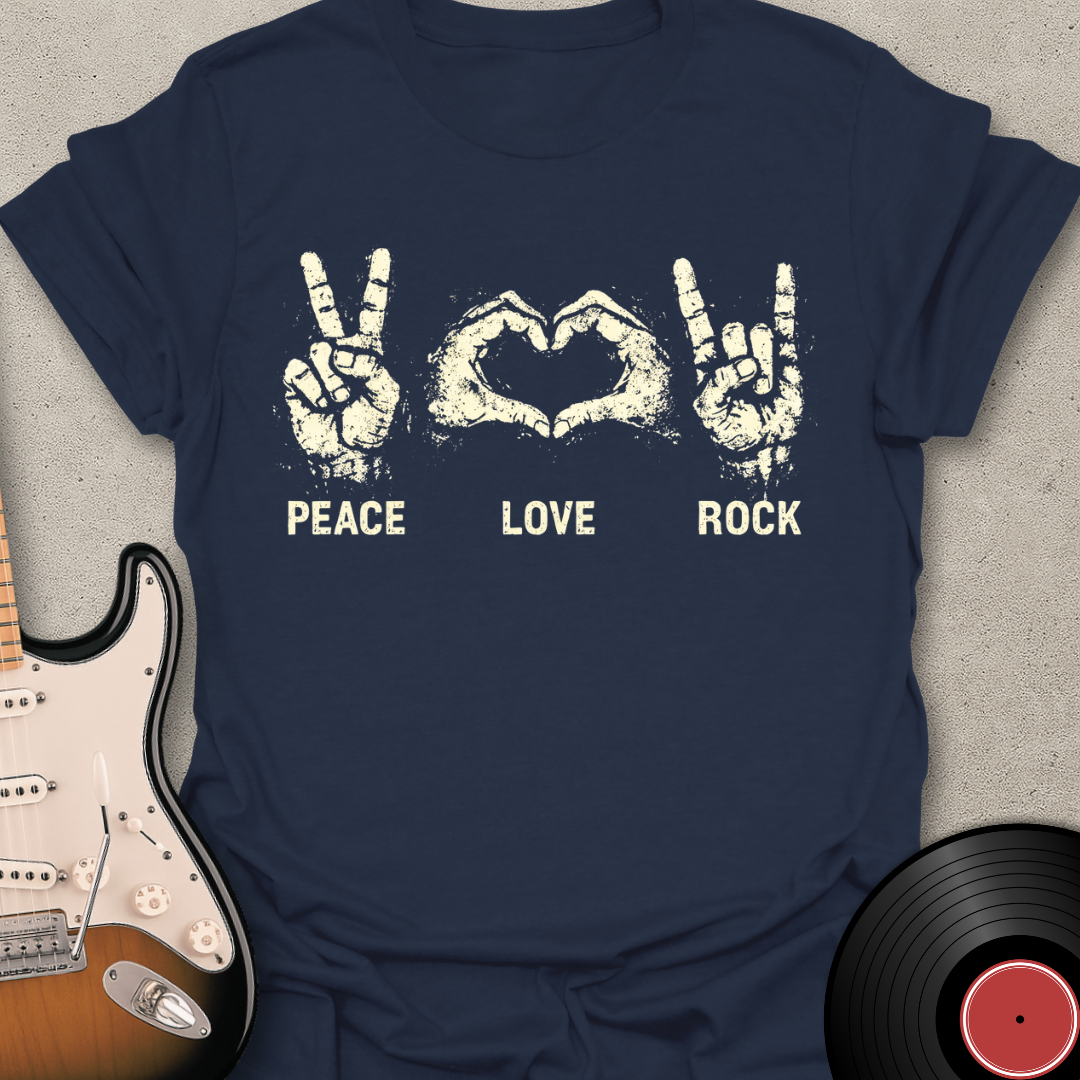 Peace Love Rock T-Shirt