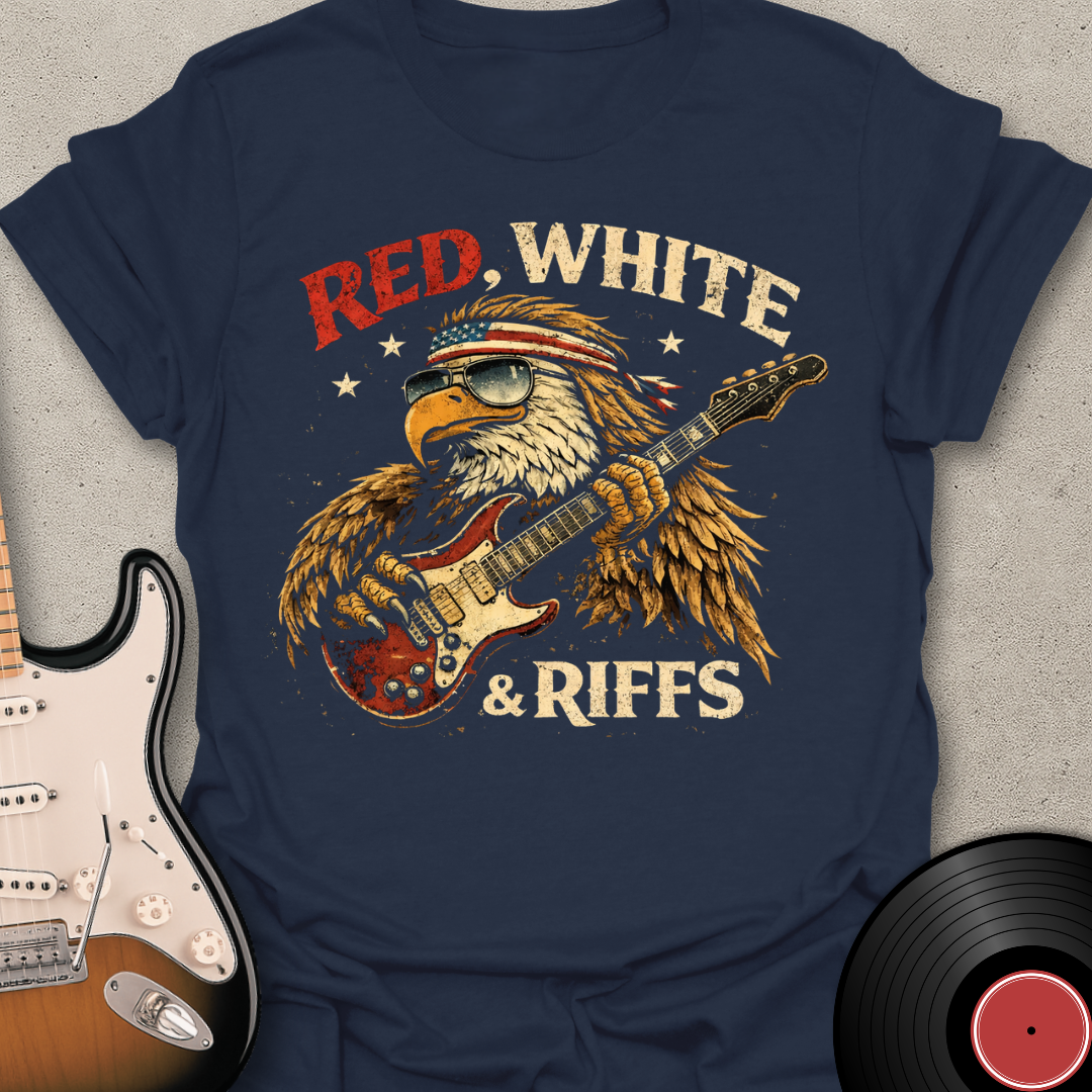 Red, White, & Riffs T-Shirt