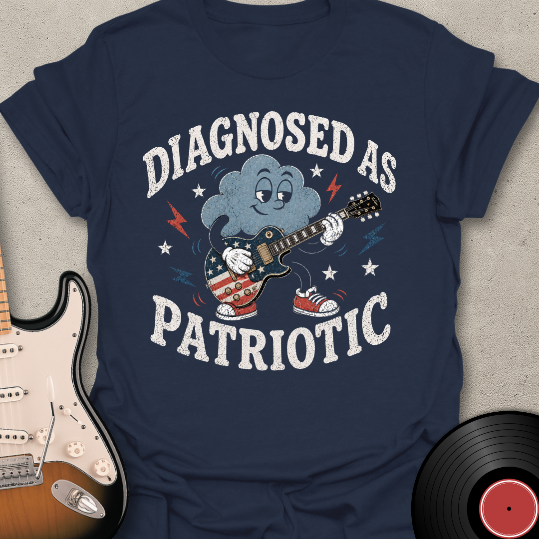Diagnosed As Patriotic T-Shirt